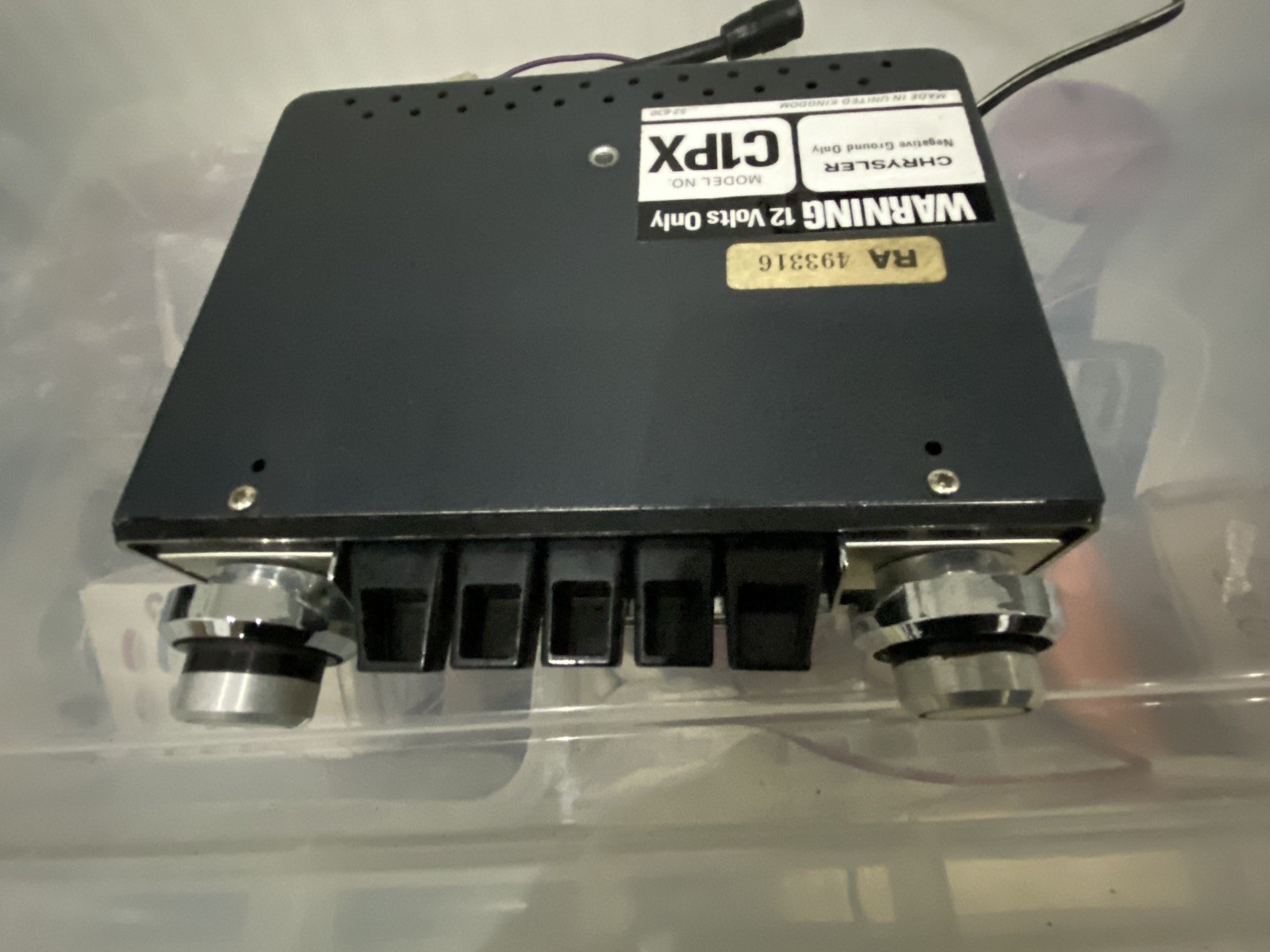 Chrysler C1PX (Radiomobile)Car Radio Classic Vintage fully working