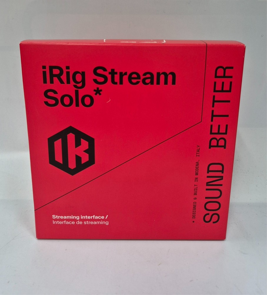 IK Multimedia iRig Stream SOLO audio interface for iOS & Android devices, iPh...