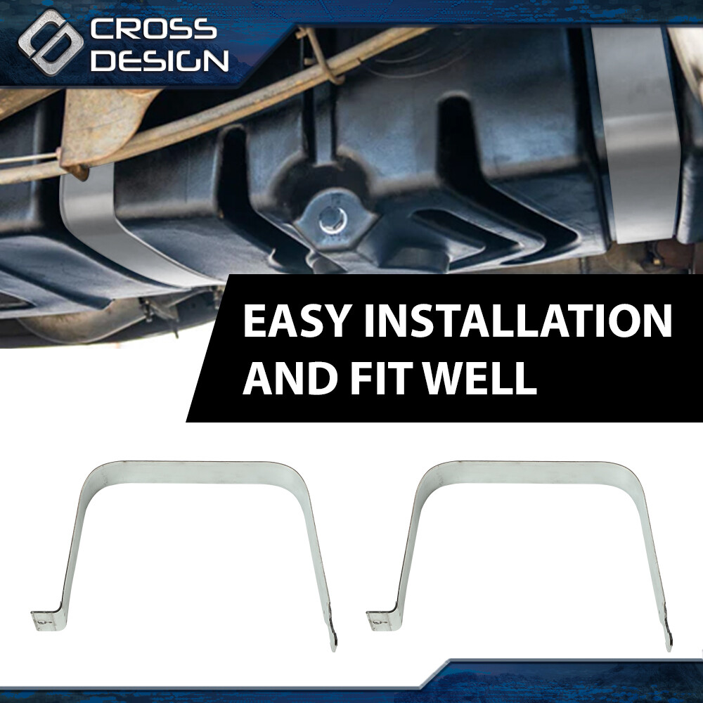 Pair Fuel Tank Straps Fit For 99-19 Chevy Silverado GMC Sierra 1500 2500 3500