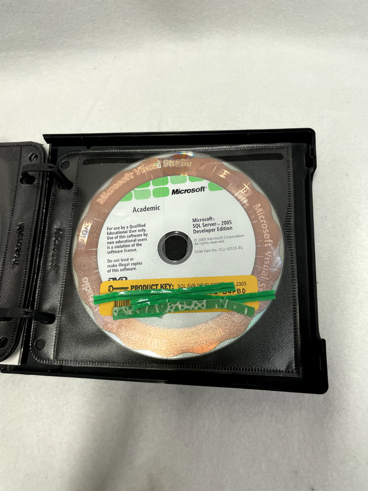 Microsoft Visual Studio 2005 Professional Edition ACADEMIC USE ONLY