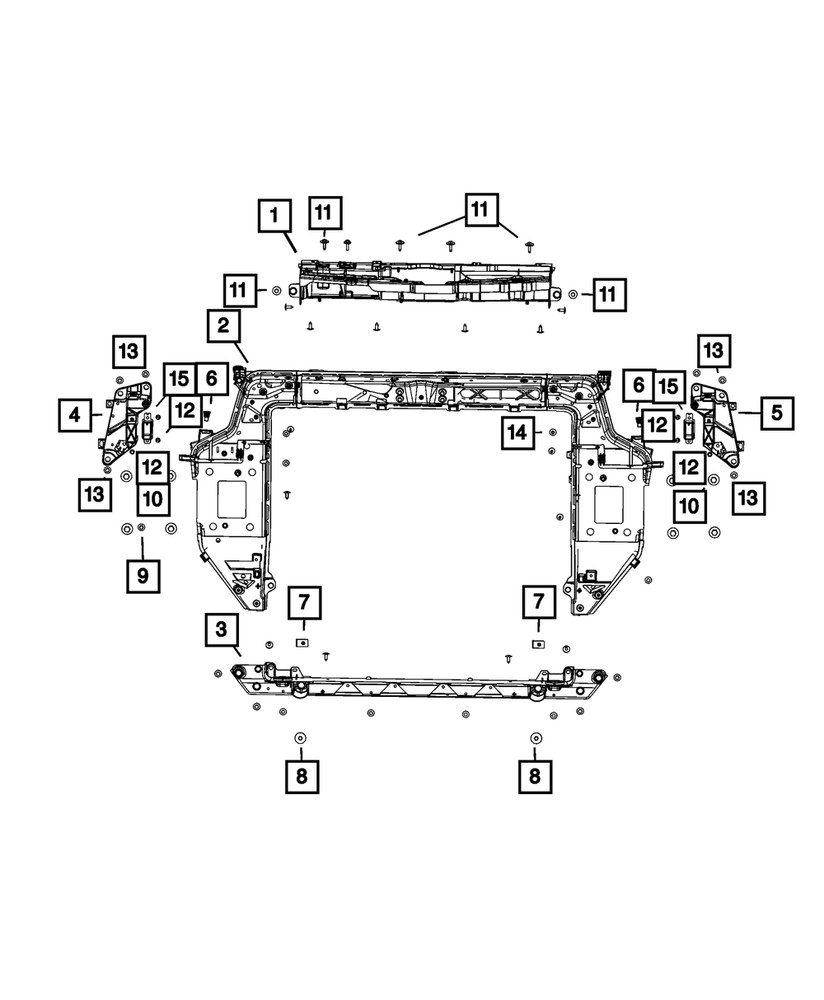 Genuine Mopar Module Bracket 68292238AC
