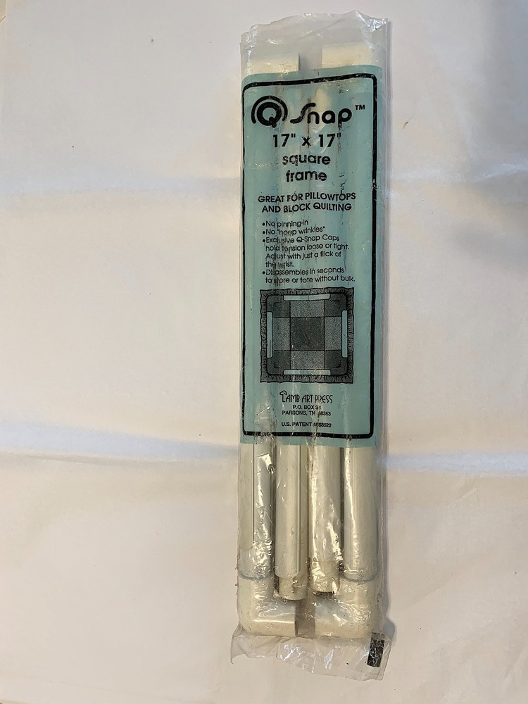 NEW: Lightweight "Q-Snap"    "STITCHERY & BLOCKING FRAME"    17" Square