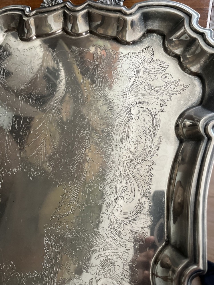 Vintage Silver plated Tea Tray