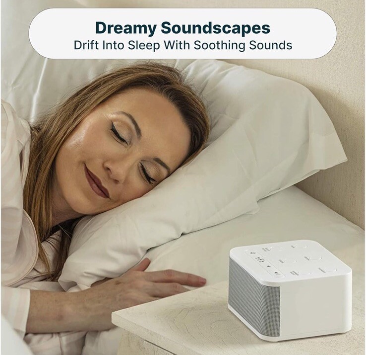 Serene Evolution 6 Sound White Noise Machine For Sleeping & relaxation, Portable