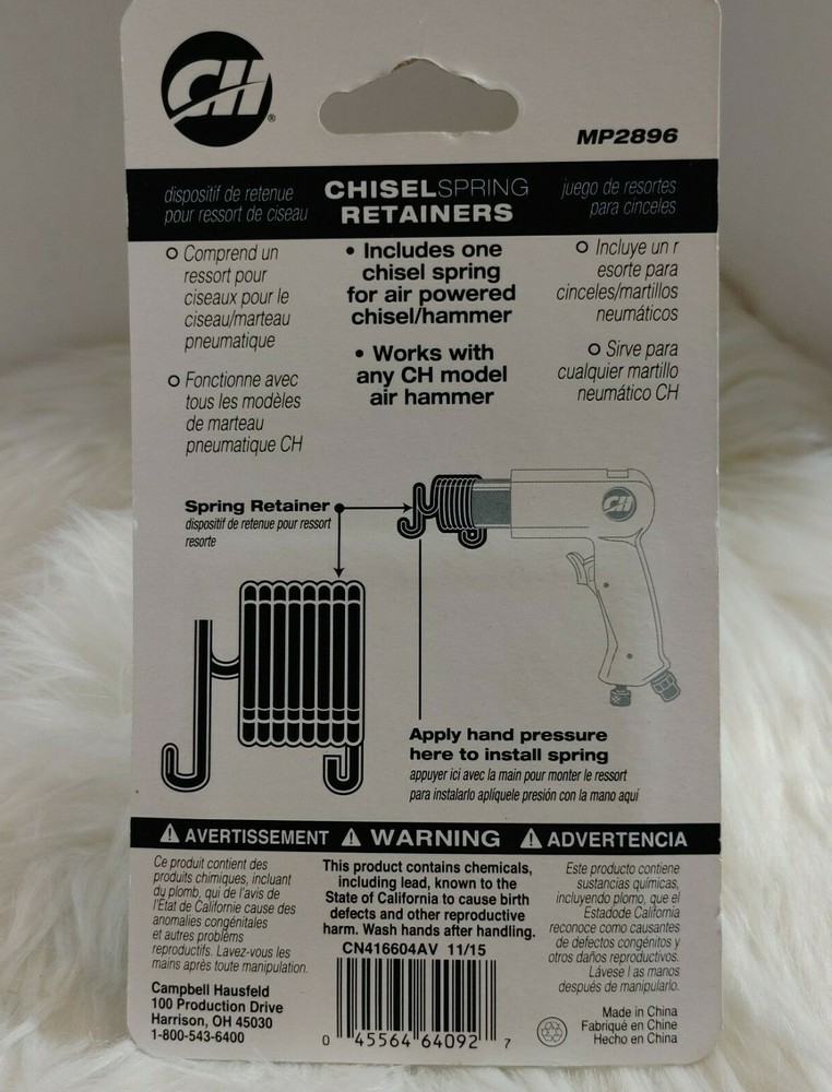 Campbell Hausfeld Chisel Spring Retainer MP2896