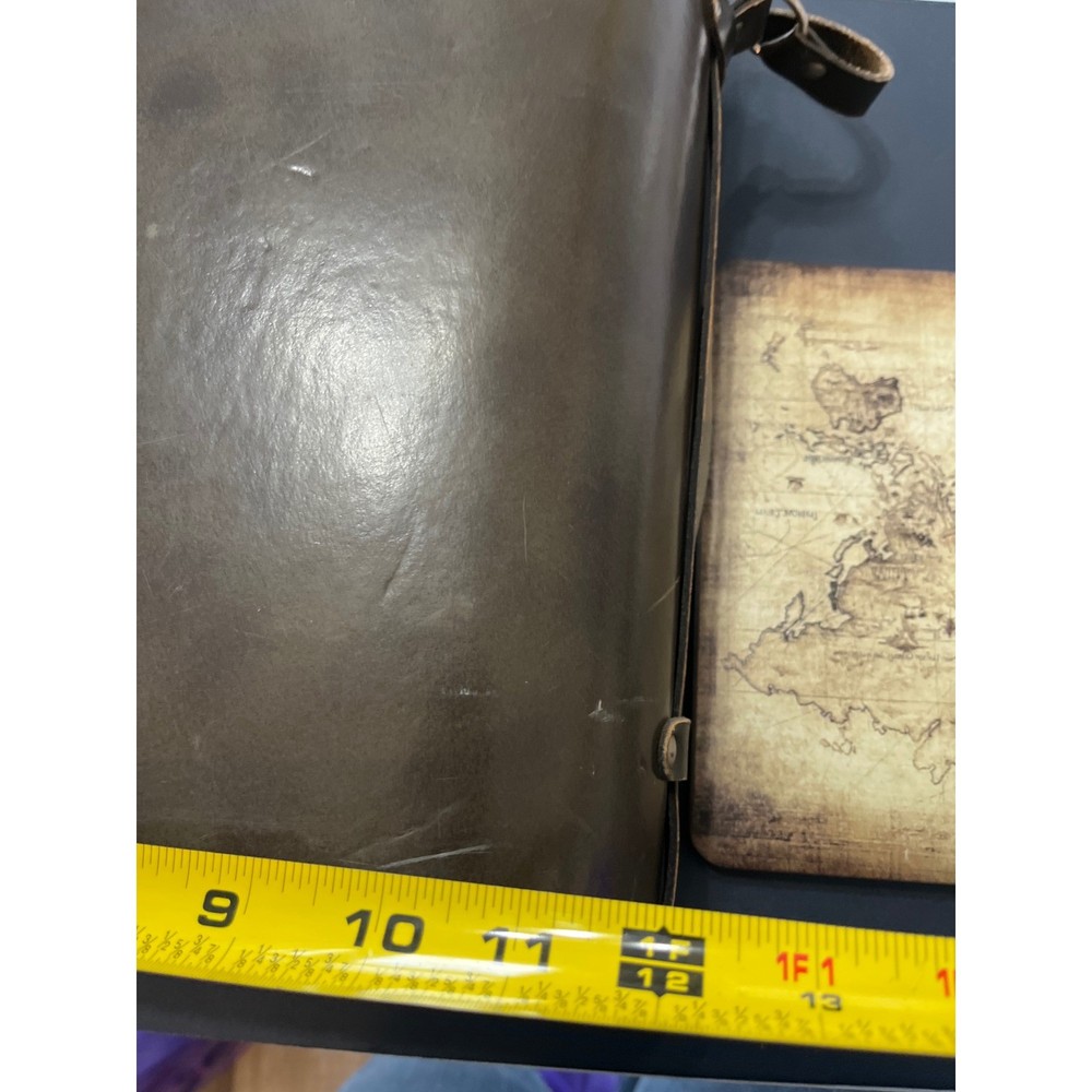 Vintage Leather wine bottle Case Storage Box with Clasp