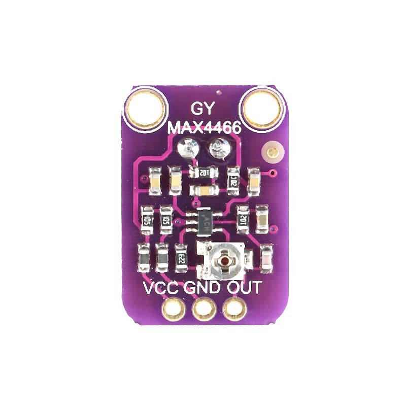 2pcs MAX4466 Sound Module Microphone Amplifier MAX4466 Adjustable Gain Microp...