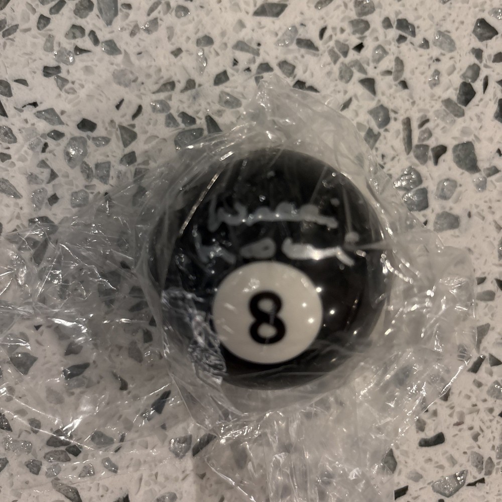 Willie Mosconi Signed Autographed 8 Ball Pool Authentic