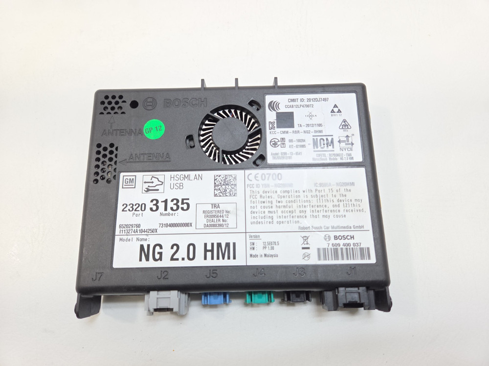 2013-15 GM HUMAN MACHINE INTERFACE HMI CONTROL MODULE OEM 23203135 VIN REMOVED