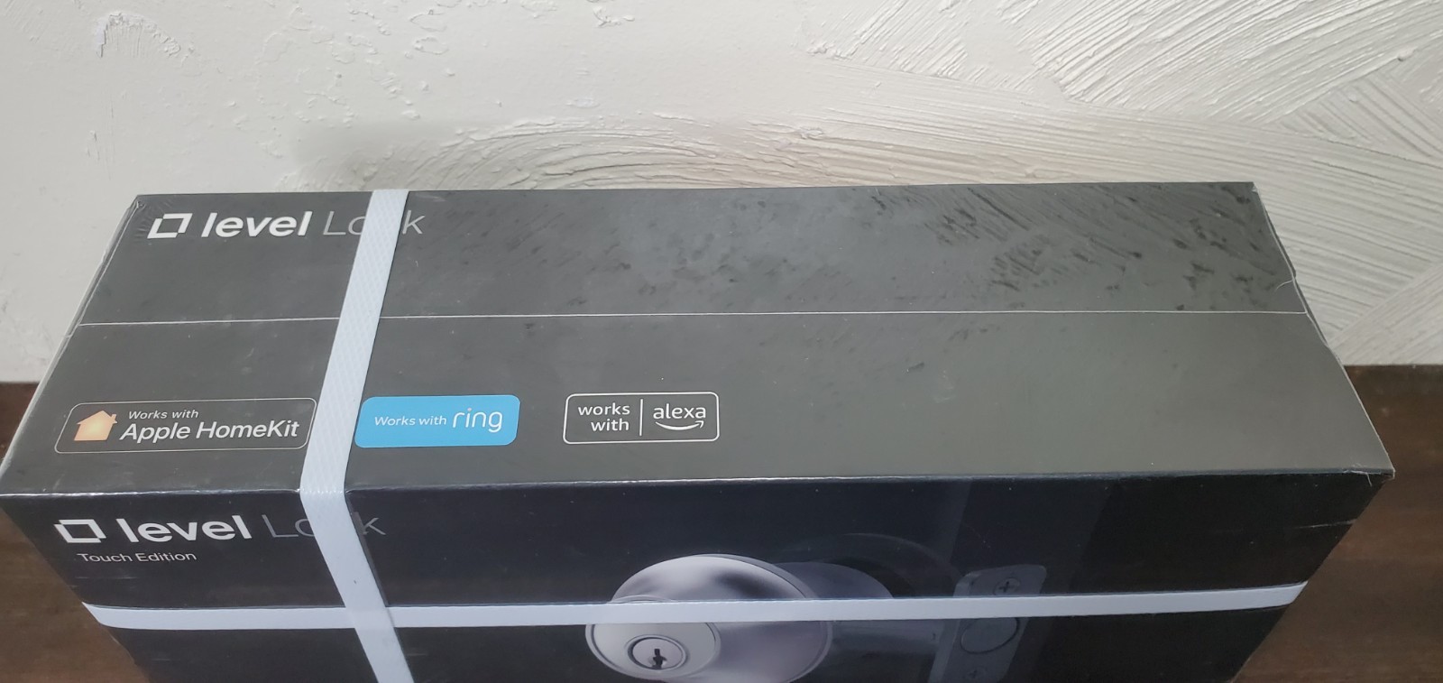 Level Lock Smart Lock Touch Edition Smart Deadbolt Keyless Entry, Black - SEALED