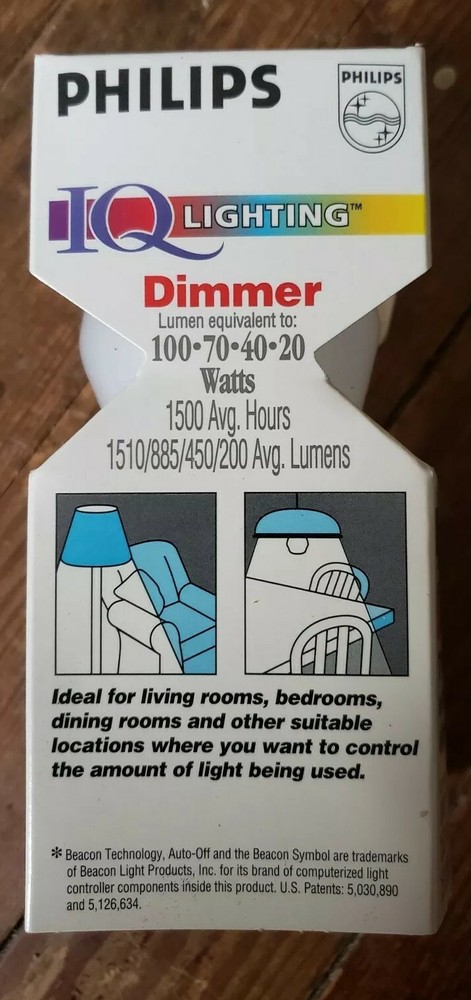 Phillips NOS Dimmer Bulb IQ Lighting