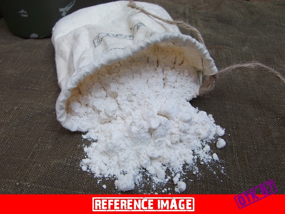 Medium white cotton calico ration bag, WW2 Red Army reproduction