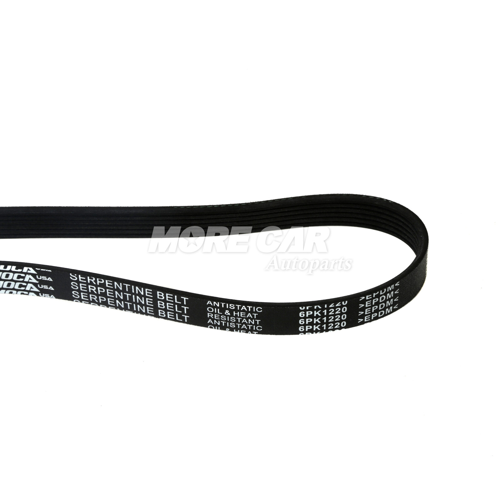 EPDM Serpentine Belt for 08-20 Cadillac CTS Toyota Corolla Kia Mercury 6PK1220