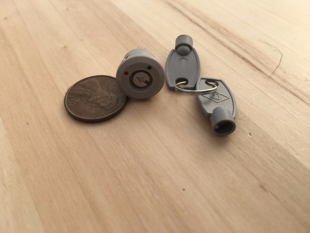 3 sets Key Switch OFF ON 12mm Lock toggle lock security electronic 1a 125v