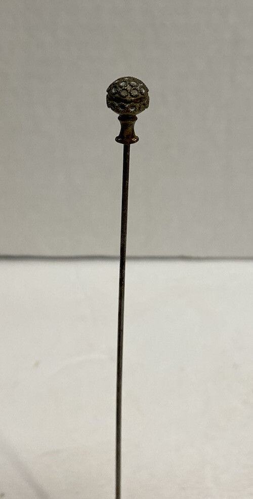 Vintage Victorian Brass Hat Pin