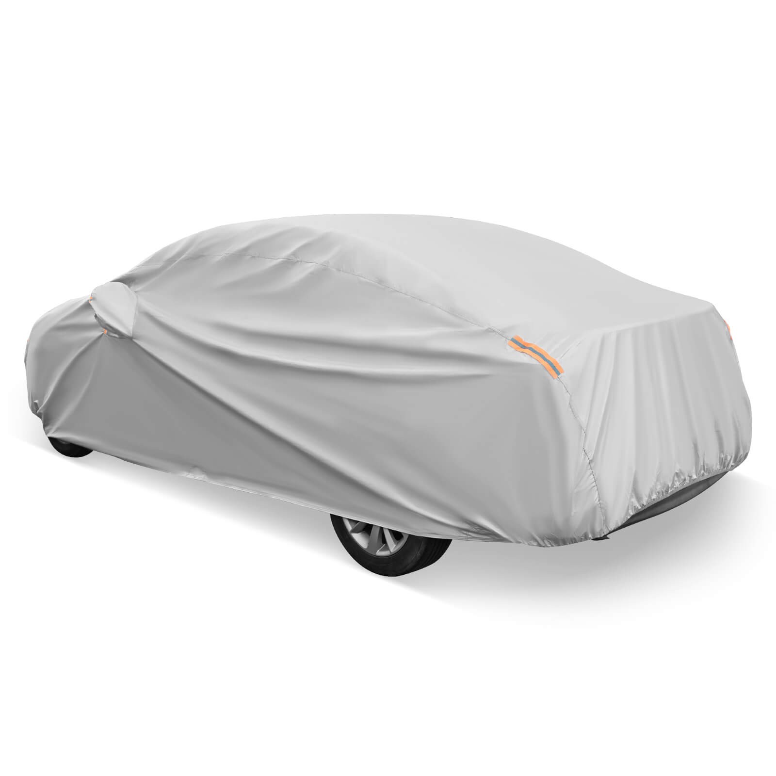 185" Car Cover for Automobiles Outdoor Full Cover with Cotton Lining Waterproof