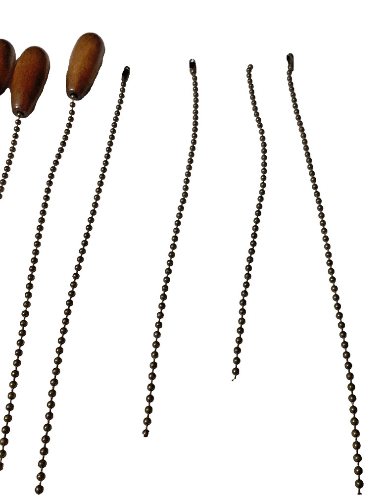 Boao: 8 Pieces Ceiling Fan Pull Chains, Walnut Color
