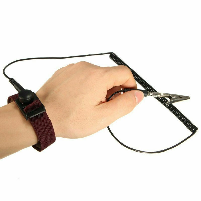 Adjustable Anti Static ESD Wrist Strap Discharge Ground Bracelet Electronic D