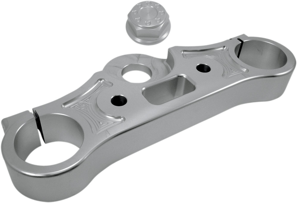 Joker Machine Dyna Upper Triple Tree Clear Anodized 10-330S