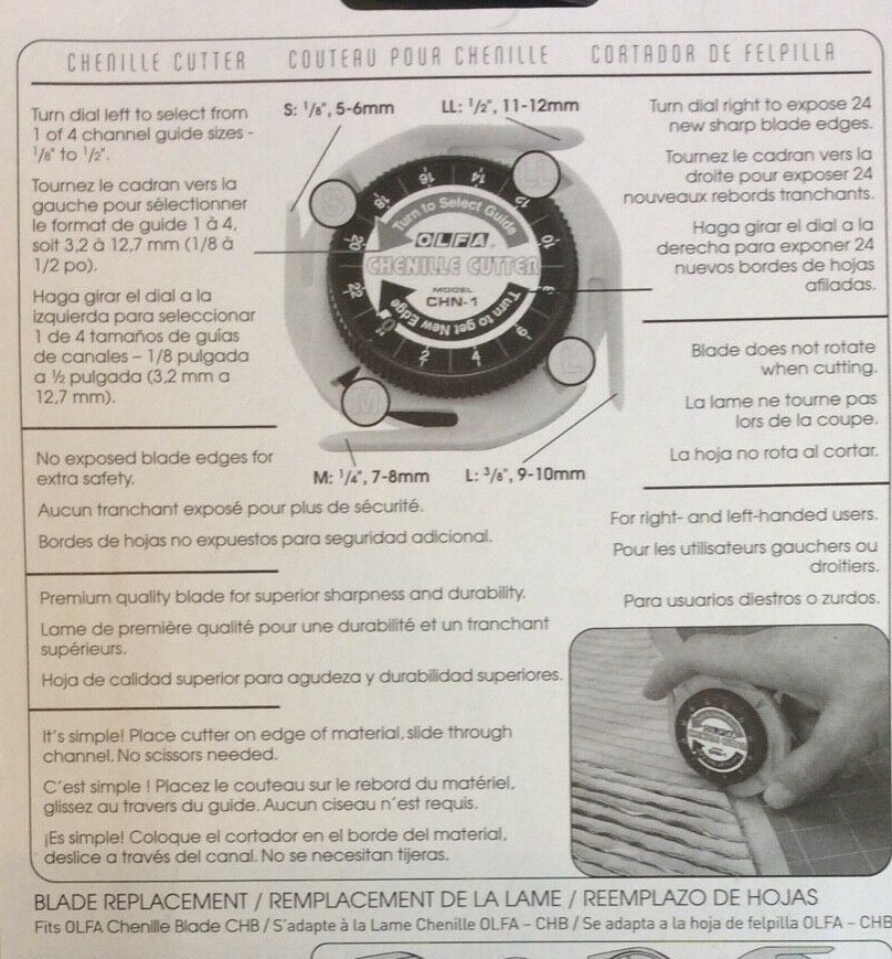 OLFA #CHN-11071929 CHENILLE CUTTER