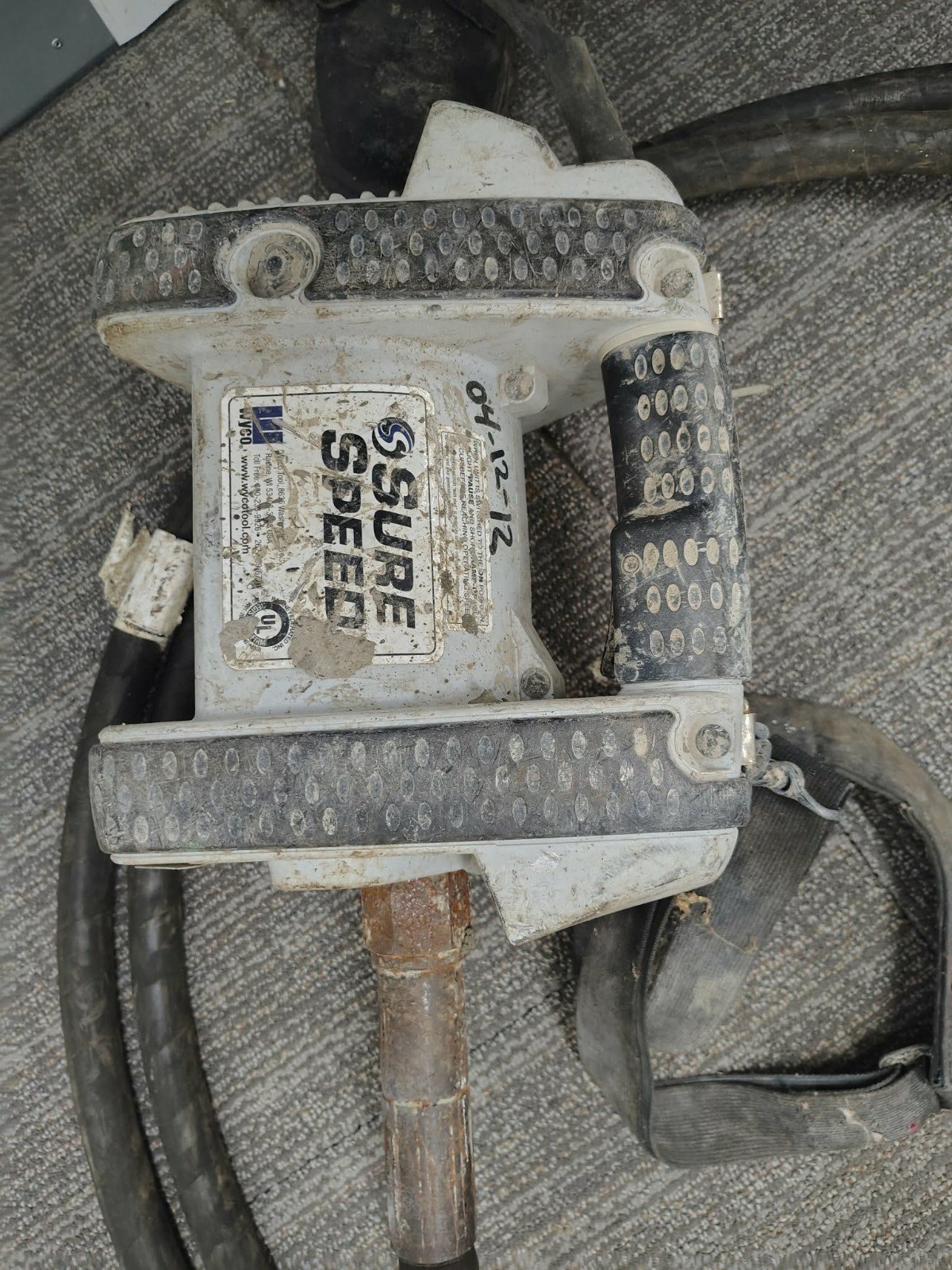 Wyco Sure Speed Flex Shaft Concrete Vibrator Wsd1