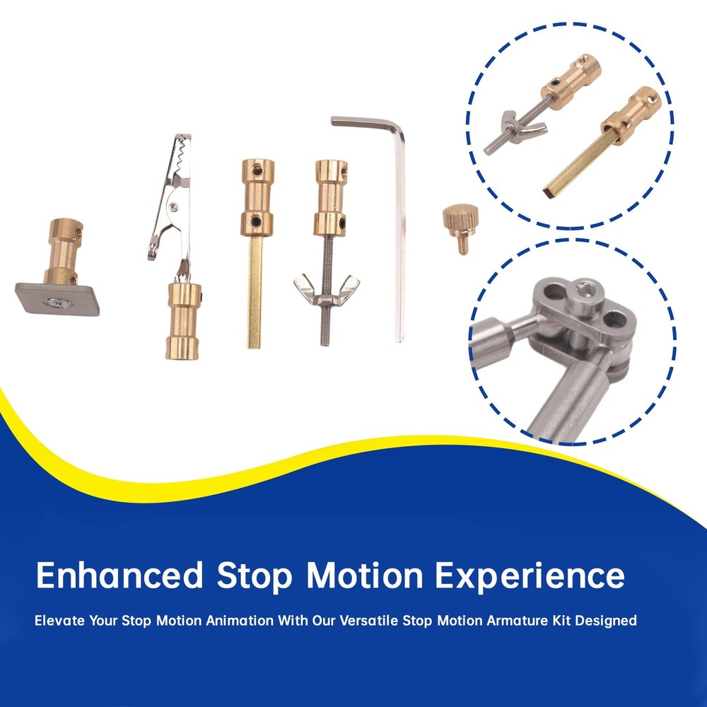 Stop Motion Animation Winder Rig System with Vertical&Horizontal Rails,Stop2024
