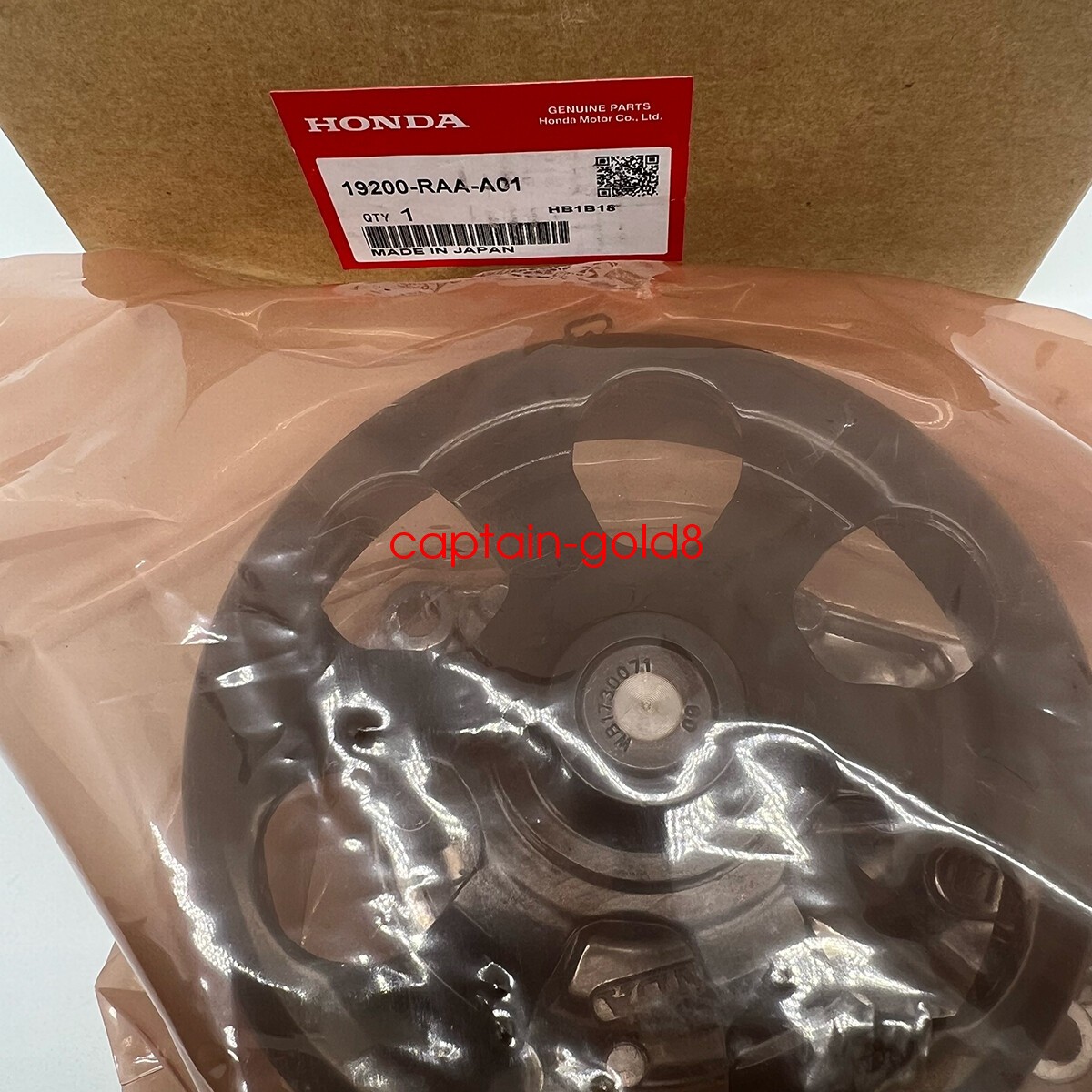 Genuine OEM Honda 19200-RAA-A01 Water Pump for K24 K24A Accord TSX CRV Element