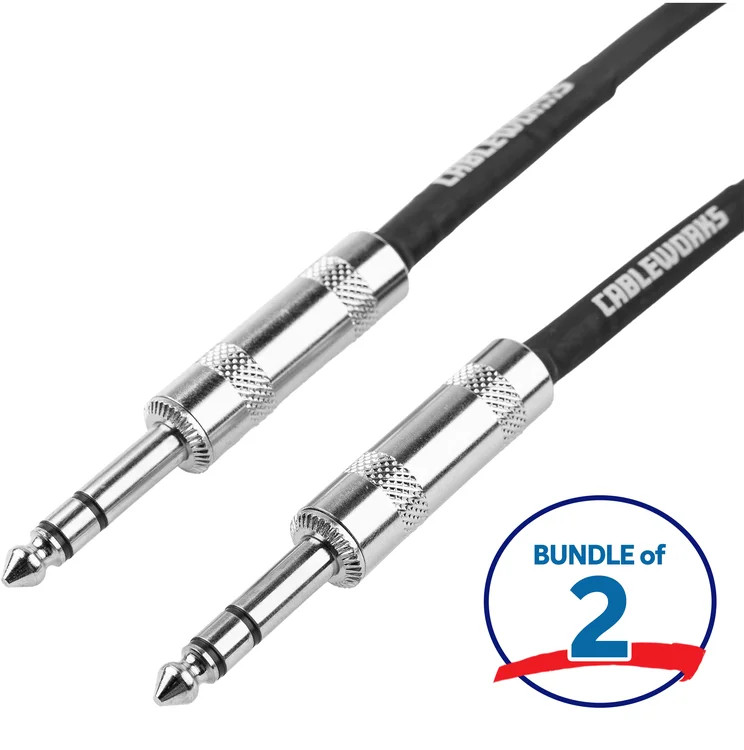 Gator Cableworks Backline Series Balanced Patch Cable - 50 foot (2-pack)