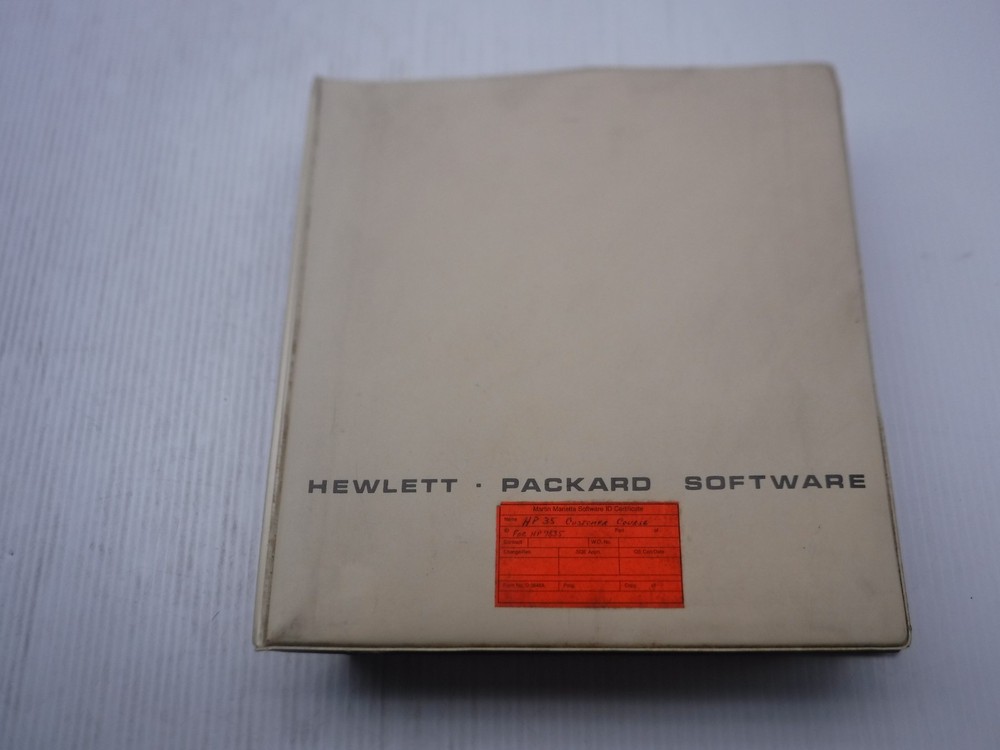 Hewlett Packard Software 9835 Operating And Programming Seminar Manual 9282-0700