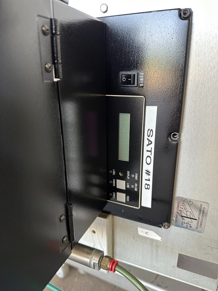Lord Labeler with SATO Print & Apply Bar Code Labeler Printer, Labeling