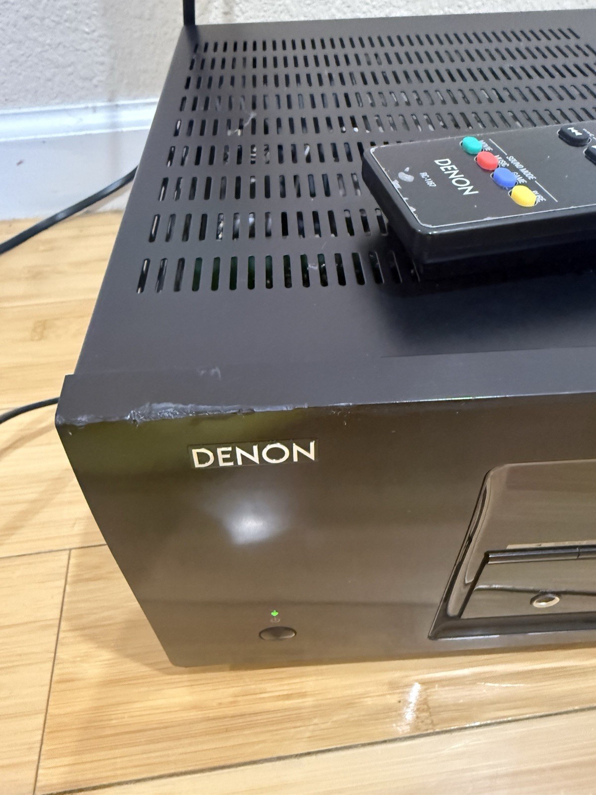 Denon AVR-1913 HDMI 7.1 Channel Integrated Network AV Receiver Remote Bundle