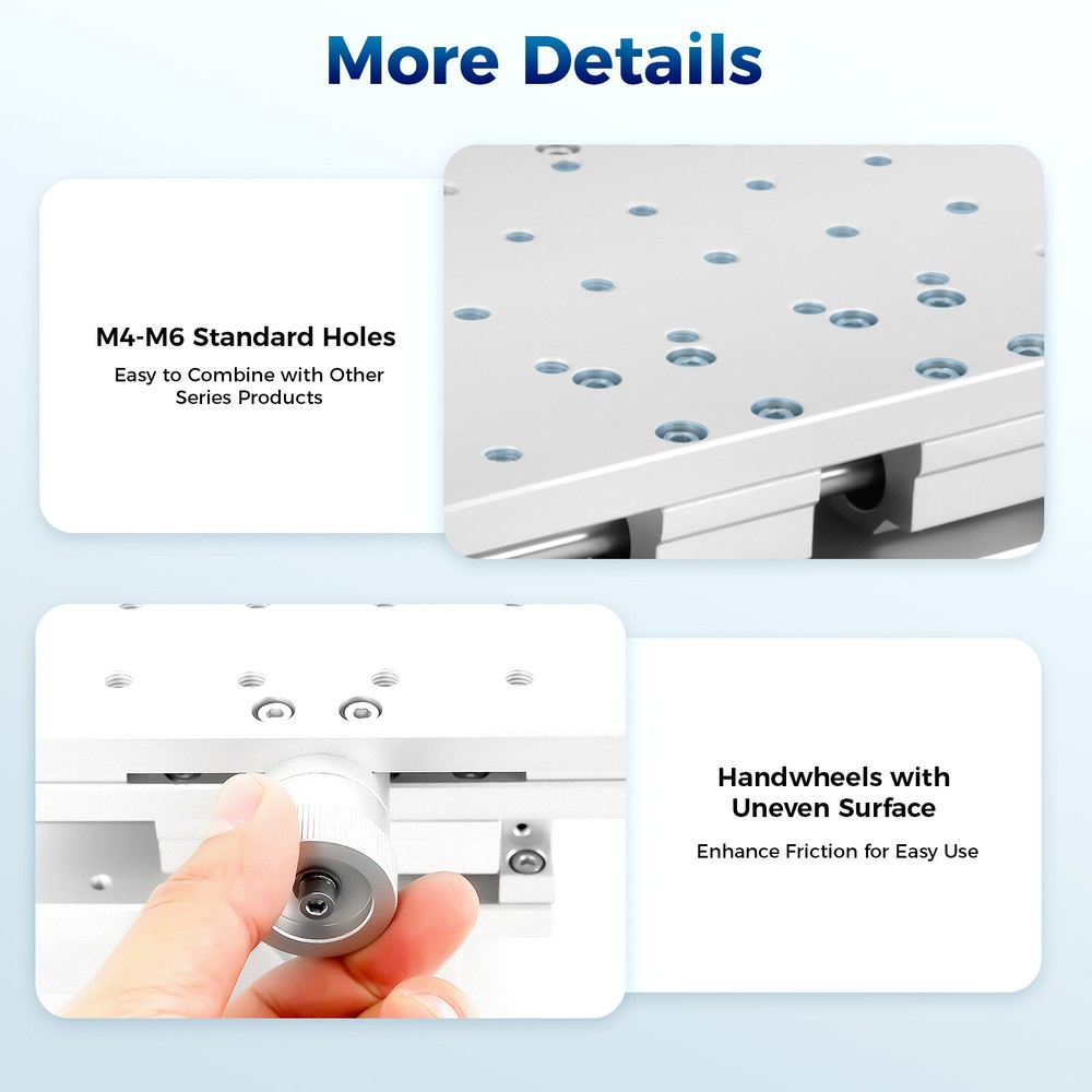 XYZ Axis 3D Workbench 3 Axis Moving Work Table Laser Marking Machine Optical Lab