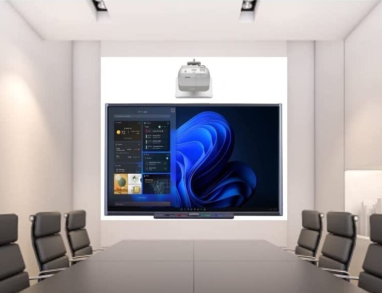 Interactive whiteboard system. (1 year guarantee)