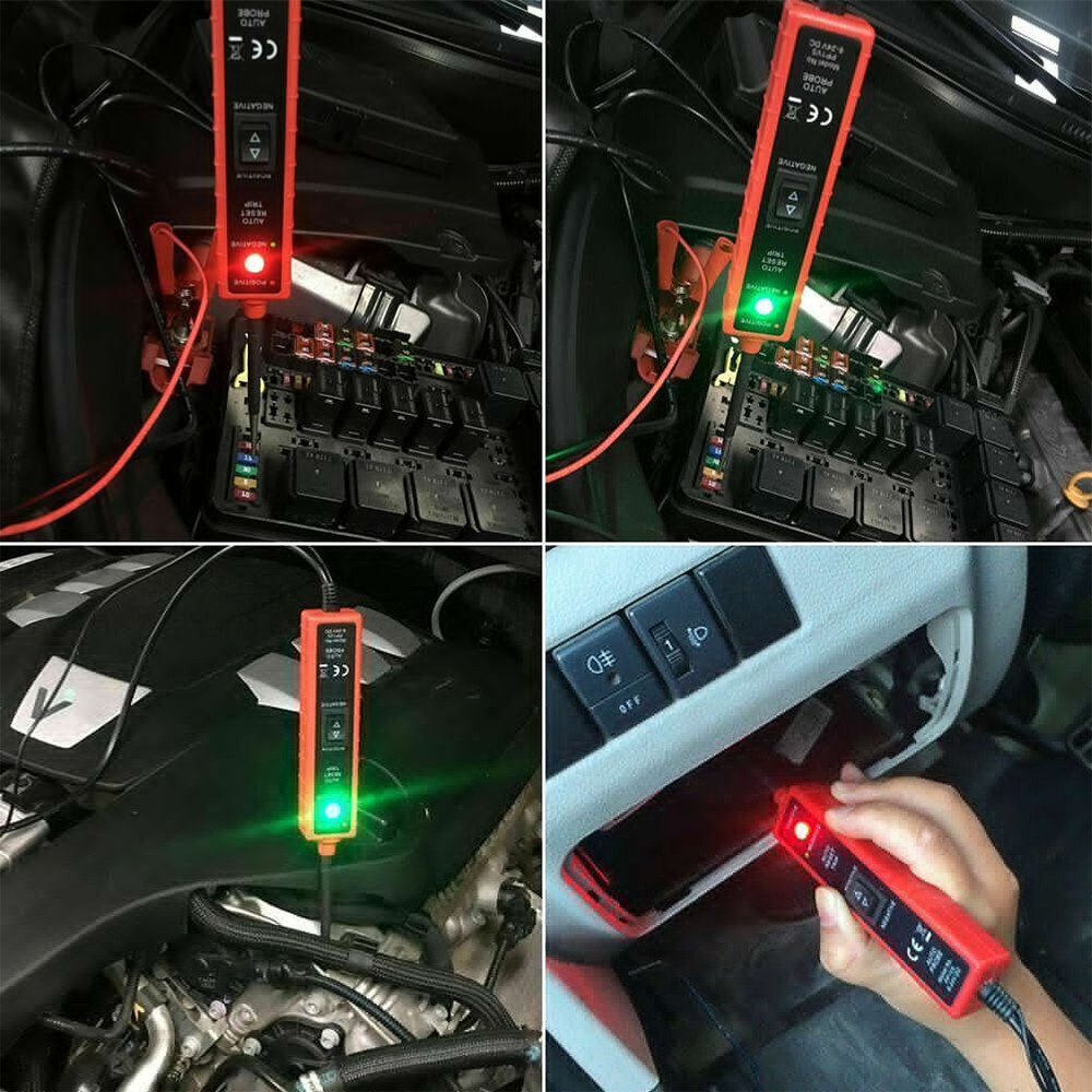 6-24V Digital Power Circuit Electrical Tester Probe Test Device System Tester US