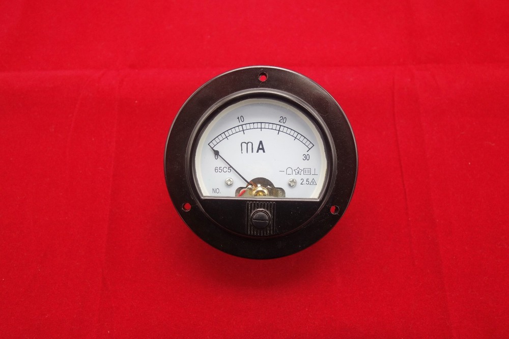 DC 0-30mA Round Analog Ammeter Panel AMP Meter Dia. 90mm directly Connect