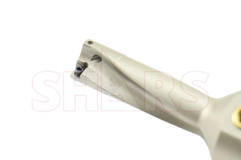 1PC 0.531" 3xD Coolant Through Indexable Drill + 2 SPMX Inserts !{