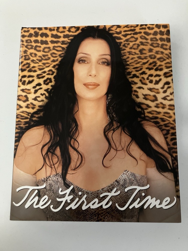 CHER SIGNED/AUTOGRAPHED THE FIRST TIME BOOK WITH COA