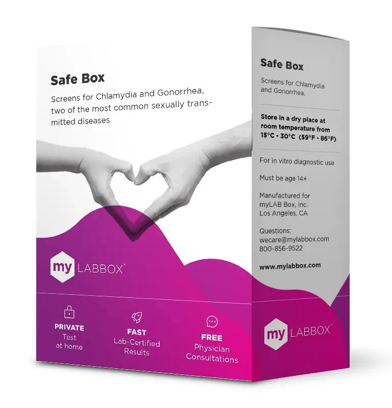 myLAB Safe Box 5 Panel At Home STD Test Pack