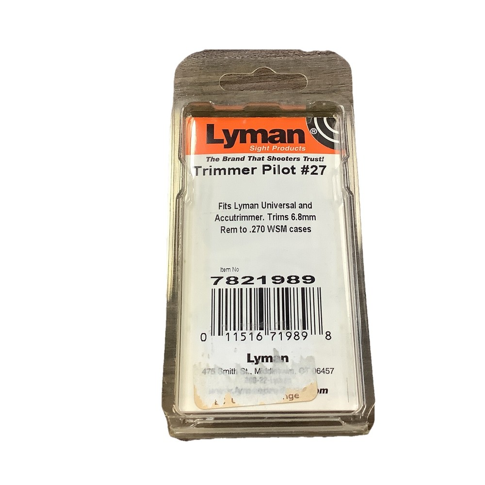 Lyman Trimmer Pilot - 27