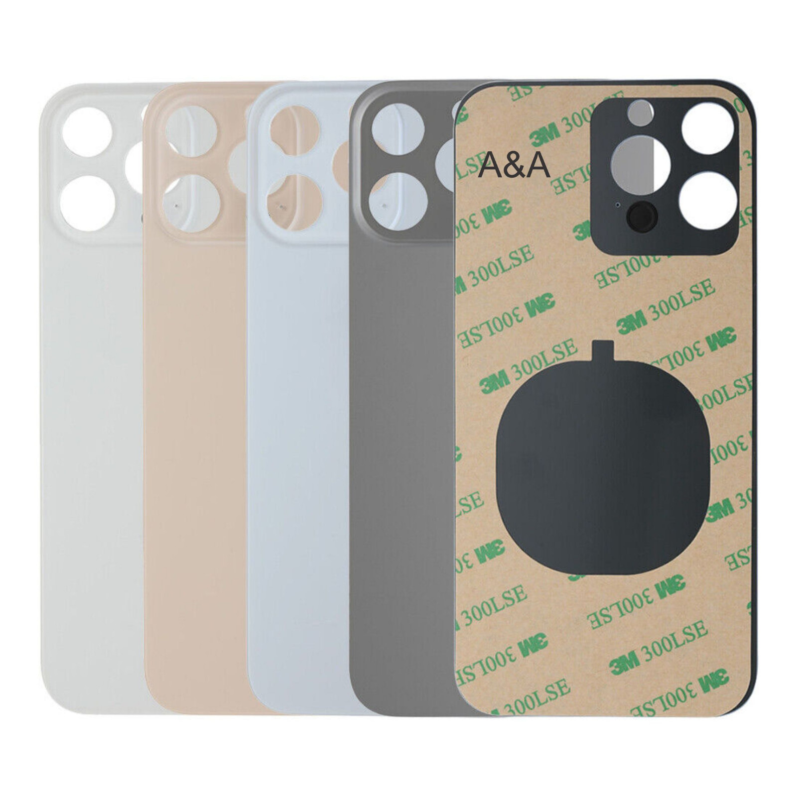 Back Glass replacement Big hole For iPhone 8 SE XR X XS 11 12 13 14 15 Pro M