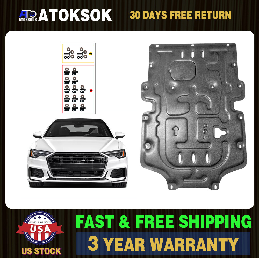 Front Engine Motor Splash Guard For Audi A6 2019-2024 Engine Shield Board