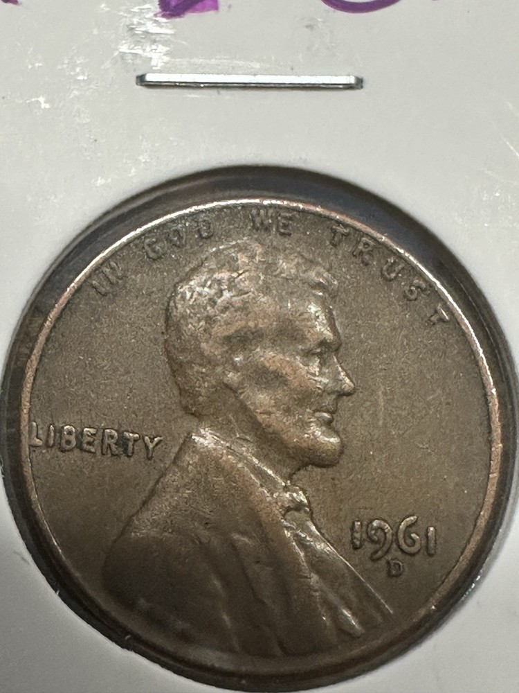 1961-D 1C RD Lincoln Cent (1961D1)