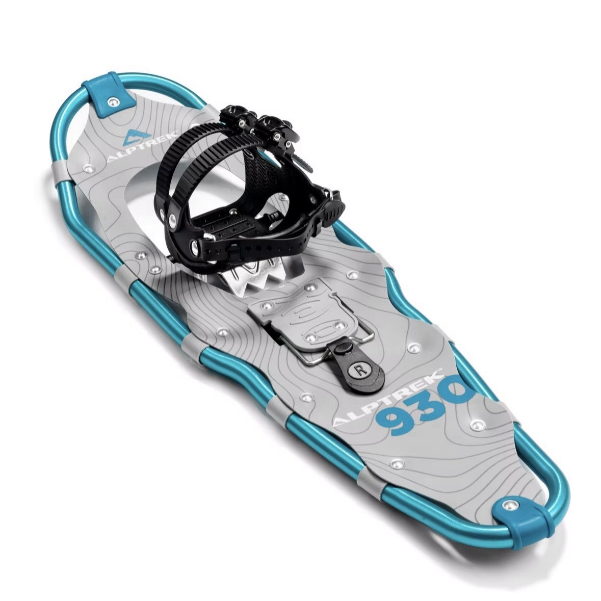 Alptrek 930 HD Snowshoes Kit – 7075 Aluminum Frame, Poles & Carry Bag