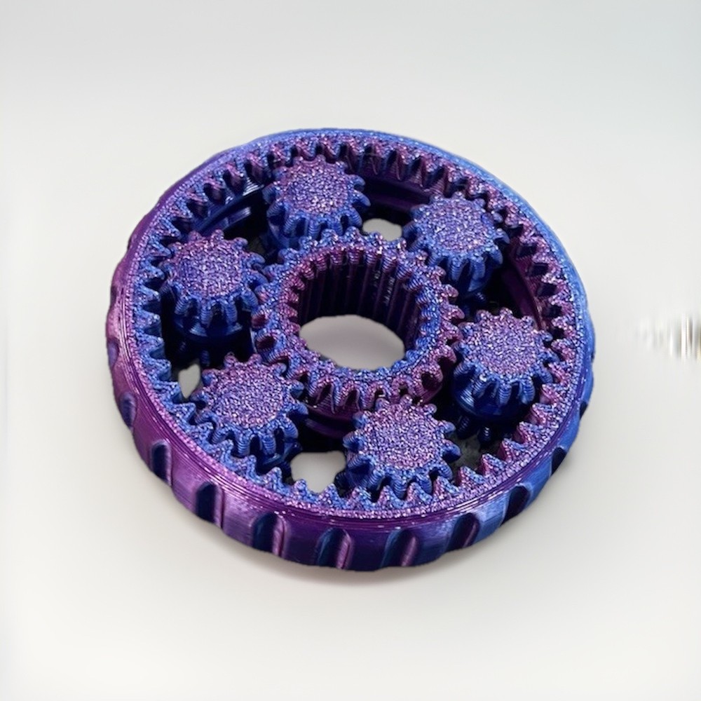 3D Printed gear fidget