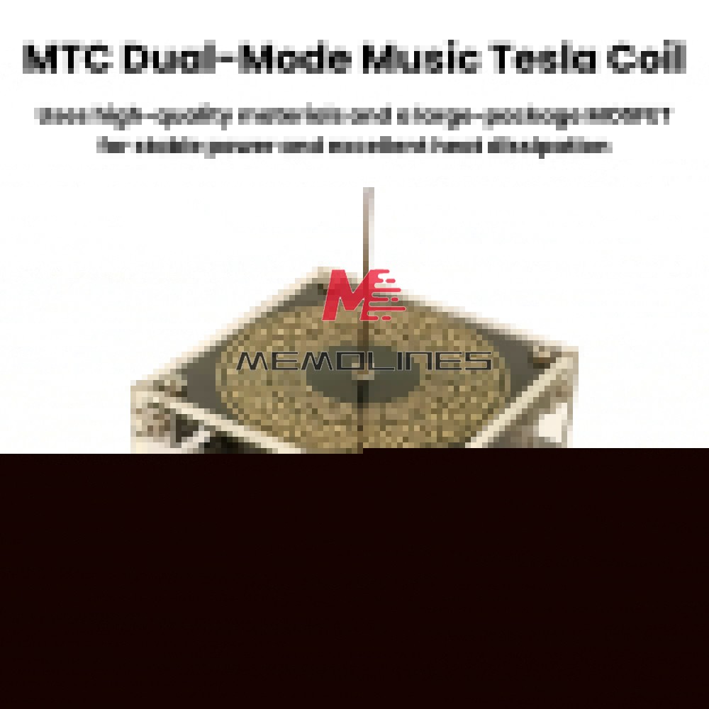 MTC Dual-Mode Music Tesla Coil Artificial Lightning Touchable Bluetooth Decoding