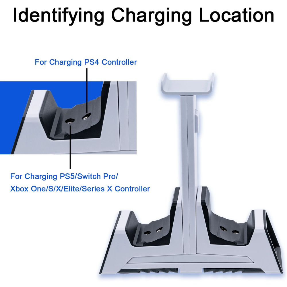 Multi Controller Charging Stand for the PS5/PS4/SWITCH PRO/XBOX ONE S/X/ELITE/SX