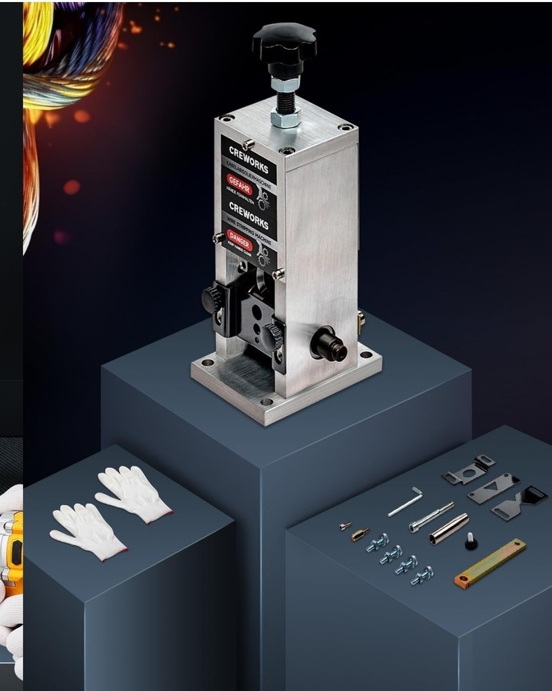 Manual Wire Stripper Machine, 0.06"-1" Wire Stripping Machine