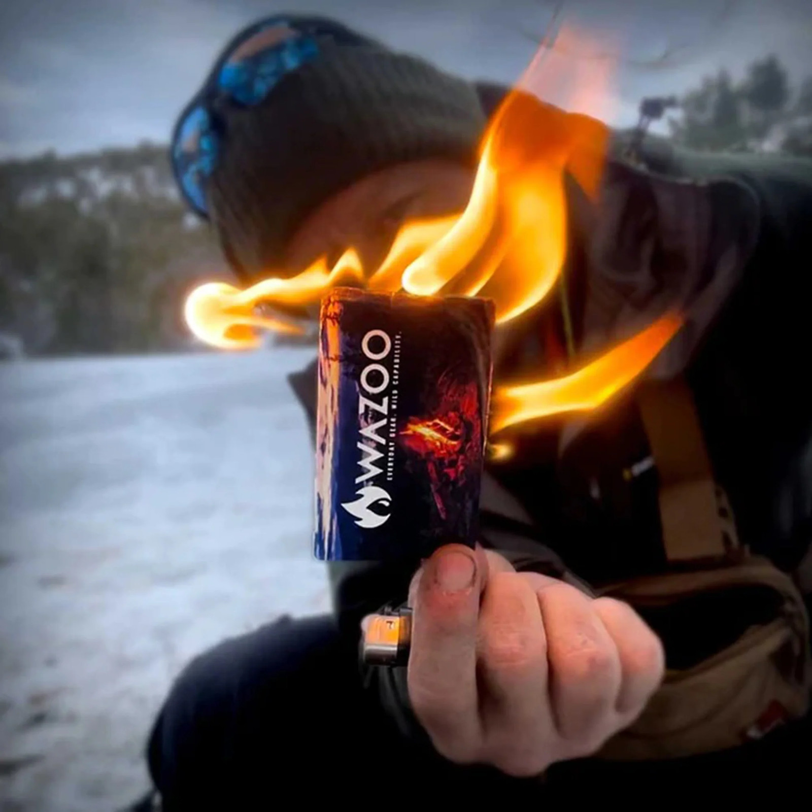 Wazoo Firecard Survival Fire Starter Emergency Fire Tinder Outdoor EDC 3-pack