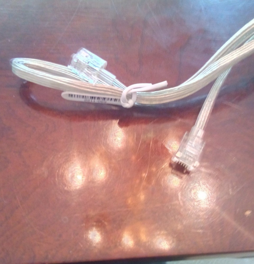 High speed broadband cable. Modem lead cable