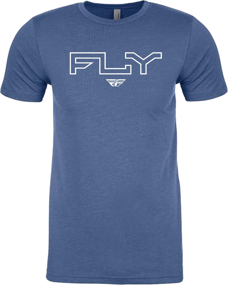 Fly Edge Tee Cool Blue Heather 2x